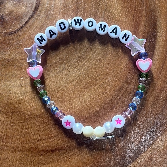 5 for $20 Taylor Swift Handmade Friendship Beaded Bracelet
“Mad Woman” - Picture 2 of 2